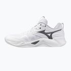 Încălțăminte de volei Mizuno Wave Momentum Pro white/metallic gray/black