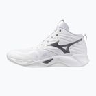 Încălțăminte de volei Mizuno Wave Momentum Pro Mid white/metallic gray/black