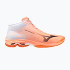Încălțăminte de volei Mizuno Wave Lightning Pro Mid flamingo coral/carbon/white