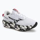 Încălțăminte de alergare pentru bărbați Mizuno Wave Rider 30 Disclosure white/black/high risk red