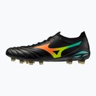 Încălțăminte de fotbal Mizuno Morelia Neo V β Elite FG black/lava orange/arcadia