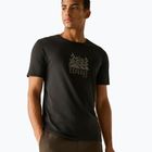 Tricou pentru bărbați REGATTA ClineIX black explore forest