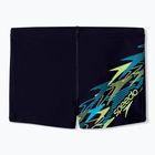 Boxeri de baie pentru băieți Speedo Medley Logo Aquashort anthracite/citrus green