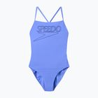 Costum de baie întreg pentru femei Speedo Endurance+ Logo Thin Strap lavandă lună