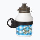 Bidon de bicicletă pentru copii Polisport Elephant 350 ml Junior + koszyk white/multicolour