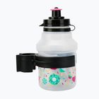 Bidon de bicicletă pentru copii  Polisport Lolipops 350 ml Junior + koszyk clear