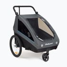 Remorcă pentru bicicletă Polisport Kids Trailer&Stroller black/grey