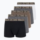 Boxeri pentru bărbați CR7 Basic Trunk 5 par multicolur