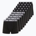 Boxeri pentru bărbați CR7 Basic Trunk 10 perechi black