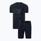 Pijama pentru bărbați CR7 Pyjama Short dark grey melange