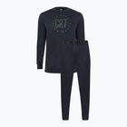 Pijama pentru bărbați CR7 Pyjama Short light grey melange