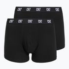 Boxeri pentru bărbați CR7 Fashion Trunk 2 pack black