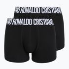 Boxeri pentru bărbați CR7 Fashion Trunk 2 pack black