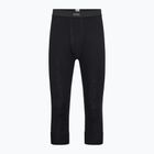 Colanți termoactivi pentru bărbați Dovre Wool Long Johns 3/4 black
