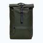 Rucsac de oraș Rains Rucksack Rolltop 13 + 4 l green