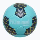 Minge de handbal pentru copii Hummel Classic HB Jr light blue/marine/yellow size 0