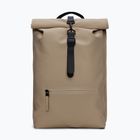 Rucsac de oraș Rains Rucksack Rolltop Beige