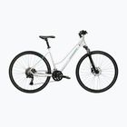 Bicicletă cross pentru femei KROSS Evado 7.0 In white/turquoise/gloss