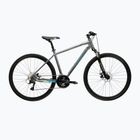 Bicicletă cross KROSS Evado 3.0 grey/teal/gloss