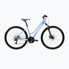 Bicicletă cross pentru femei KROSS Evado 3.0 In blue/white/gloss