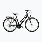 Bicicletă de trekking pentru femei KROSS Trans 1.0 In black/silver/gloss