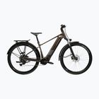Bicicletă electrică KROSS Influx Suv Hybrid 1.0 820Wh brown/silver/gloss