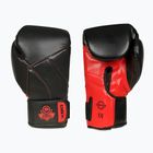 Mănuși de box DBX BUSHIDO "Hammer - Red" Muay Thai negre/roșii