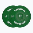 Greutate THORN FIT Fractional 2 x 2 kg green/white