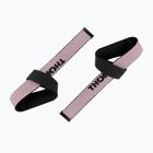 Chingi pentru ridicarea greutăților THORN FIT Lifting Straps Anti-Slip pink