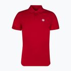 Tricou polo pentru bărbați Pitbull West Coast Polo Regular Logo red