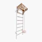 Scară de gimnastică BenchK 212W+A204 white matte/oak