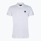 Tricou polo pentru bărbați Pitbull West Coast Polo Slim Logo white