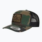 Șapcă pentru bărbați Pitbull West Coast Mesh Snapback ,,Blood Dog" Camo Trucker wood/black
