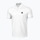 Tricou polo pentru bărbați Pitbull West Coast Polo Jersey Small Logo 210 GSM white