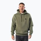 Bluză pentru bărbați Pitbull Small Logo Hooded olive