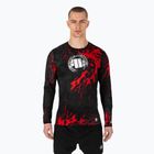 Longsleeve de antrenament pentru bărbați Pitbull Mesh Performance Pro Plus Blood Dog II black