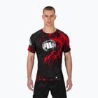 Rashguard pentru bărbați Pitbull West Coast Blood Dog 2 Rash black