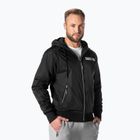 Jachetă pentru bărbați Pitbull West Coast Athletic Hilltop Hooded Nylon black