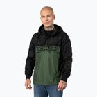 Pitbull West Coast jachetă pentru bărbați Loring Two-Color Kangaroo negru/olive