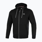 Hanorac pentru bărbați Pitbull West Coast Lotus Hooded Zip black