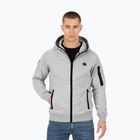 Bluză pentru bărbați Pitbull Hermes Hooded Zip grey/melange