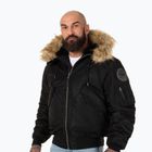 Bărbați Pitbull West Coast Harvest cu glugă cu glugă Bomber jachetă de iarnă negru