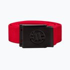 Curea pentru pantaloni Pitbull Hilltop Embossed Webbing red
