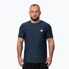 Tricou pentru bărbați Pitbull Small Logo Casual Sport navy melange