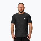 Tricou pentru bărbați Pitbull Small Logo Casual Sport black melange