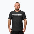 Tricou pentru bărbați Pitbull Hilltop Casual Sport black melange