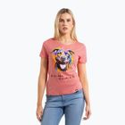 Tricou pentru femei Pitbull Watercolor coral