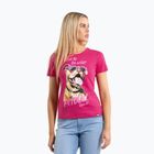 Tricou pentru femei Pitbull Synglasses Dog raspberry gold