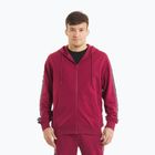 Hanorac pentru bărbați  Pitbull Tape Nugget Hooded Zip Sweatshirt burgundy