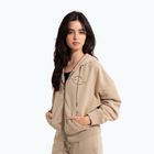 Hanorac pentru femei  Pitbull Manzanita Heart Hooded Zip Sweatshirt sand